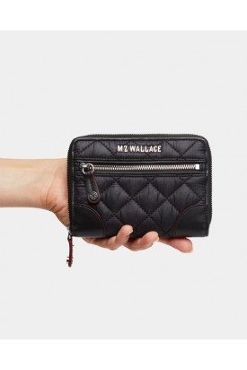 MZ Wallace Crosby Wallet Small Black 11600108