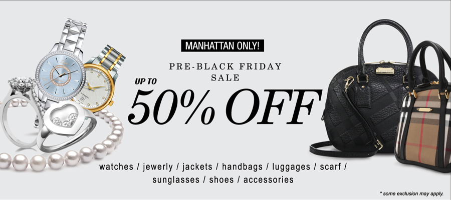 Pre-Black Friday Sale at COSMOS Manhattan Only